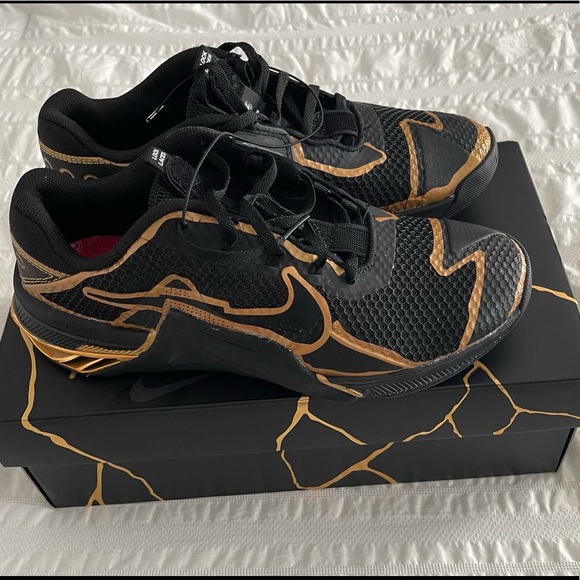 Nike Metcon 7 Mat Fraser Black & Gold CrossFit Sneakers *NIB* - Picture 5 of 10